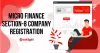 micro finance company registration
