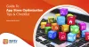 A Short Guide To App Store Optimization - Tips &amp; Checklist