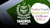 Nadra Family Registration Certificate (FRC)