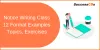 Notice Writing Format Class 11, 12, Topics, Examples