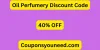40% Off Oil Perfumery Discount Code - SEPT' 2024 (*NEW*)