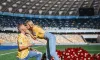 Manchester City star Oleksandr Zinchenko proposes to his stunning TV presenter girlfriend Vlada Seda at Ukraine's national stadium in Kiev