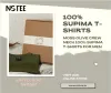 Moss olive crew neck 100% supima t-shirts