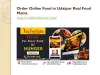 PPT - Order Online Food in Udaipur Real Food Mania PowerPoint Presentation - ID:8094337