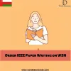 Order IEEE Paper Writing on WSN - Words Doctorate