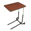over bed table with wood effect top