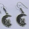 Dazzling Greman Silver Owl On Half Moon Studs Earring Wholesaler  | Yourimart