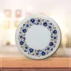BEAUTIFUL CREEPER DESIGN TABLE TOP - Marble Inlay Handicraft Products