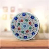ROUND SHAPE CENTRE TABLE TOP WITH DETAILED WORK - Marble Inlay Handicraft Products