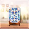 Floral Design Marble Inlay Tray - Marble Inlay Handicraft Products