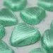 Pale Green Foil Wrapped Milk Chocolate Hearts
