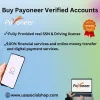Buy Verified Payoneer Accounts-SSN &amp;Driving license Verified