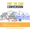  PDF to CAD Conversion Services