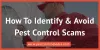 Pest Control Scams - How to identify and avoid them