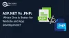  ASP.NET Vs. PHP: Which One Is Better for Website and App Development? - qservicesit