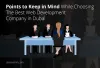 Points to Keep in Mind While Choosing The Best Web Development Company in Dubai