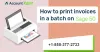 How to Print Invoices in Batch on Sage 50 - AccountXpert