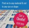 Custom Made Printed Car Window Stickers and Decals UK