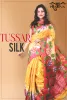 tussar silk saree