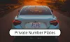 What Are The Rules For Private Number Plates?