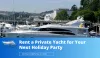 Rent a Private Yacht for Your Next Holiday Party