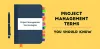 Project Management Terminologies | Project Management Tutorial | Orangescrum