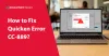 How to Troubleshoot Quicken Error CC-889 - AccountantSquad
