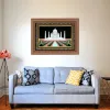 Taj Mahal Scenery (Master Piece 3D Embroidery Zardozi) - Marble Inlay Handicraft Products