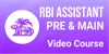 RBI Assistant 2020 Video Course 
