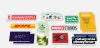 Buy Thick Durable Vinyl Custom Rectangle Stickers 