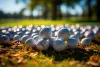 recycled golf balls