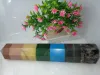 Chakra Pencil Bonded Tower for Reiki Healing and Crystal Healing Stones 15 Inch Approx