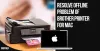 Resolve Offline Problem of Brother Printer for Mac
