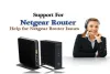 Netgear router setup page