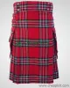 Custom Made Royal Stewart Utility Style Tartan Kilt for Men