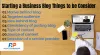 Things to Keep in Mind When Starting a Business Blog - Rohit Prabhakar
