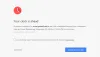 Chrome Your clock is Ahead in Windows 7