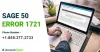 How to Resolve Sage 50 Error 1721 - AccountXpert