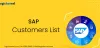 SAP Customers List | LogiChannel
