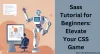 Saas Tutorial