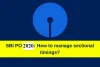Tips to tackle the sectional timings in the SBI PO prelims