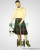 100% Traditional Scottish National and Impressive Tartan Kilt