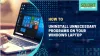 Optimize Your PC: Uninstalling Unnecessary Programs in Windows