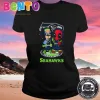 Seattle Seahawks Marvel Wolverine Deadpool True Friends 2024 Shirt, hoodie, sweater, long sleeve and tank top