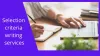 Get Professional Help For Selection Criteria Writing Services