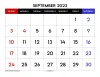 5+ September 2023 Calendar PDF Printable with Holidays Free Templates