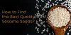 How to Find the Best Quality Sesame Seeds? | Organic Products India
