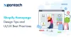 Shopify Homepage Design Tips and UI/UX Best Practices - XgenTech Shopify Development