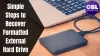 Simple Steps to Recover Formatted External Hard Drive
