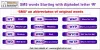 SMS words : Short Messages with letter W - English Mirror 